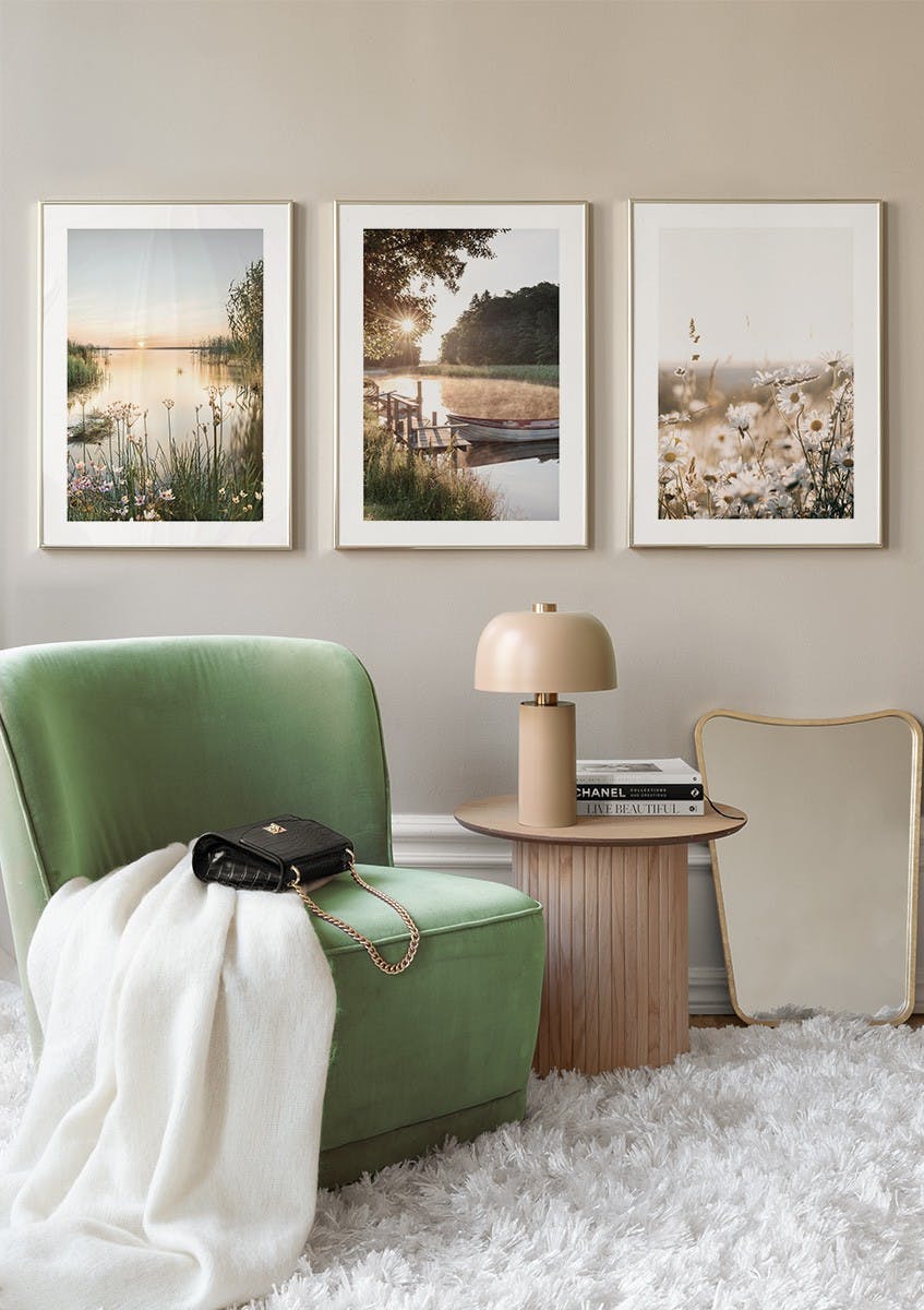 Sommer Trio-Plakatpakke (30x40 cm) - Poster Store