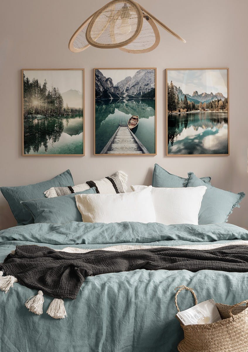 Lake Trio​ Poster Pack (30x40 cm) - Poster Store