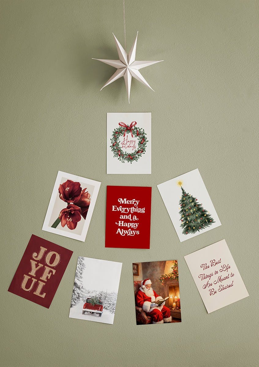 Vrolijke Kerstkaarten (ONE SIZE) - Poster Store