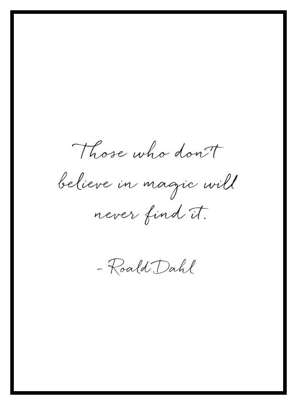 Roald Dahl Magic Poster (21x30 cm) - Poster Store