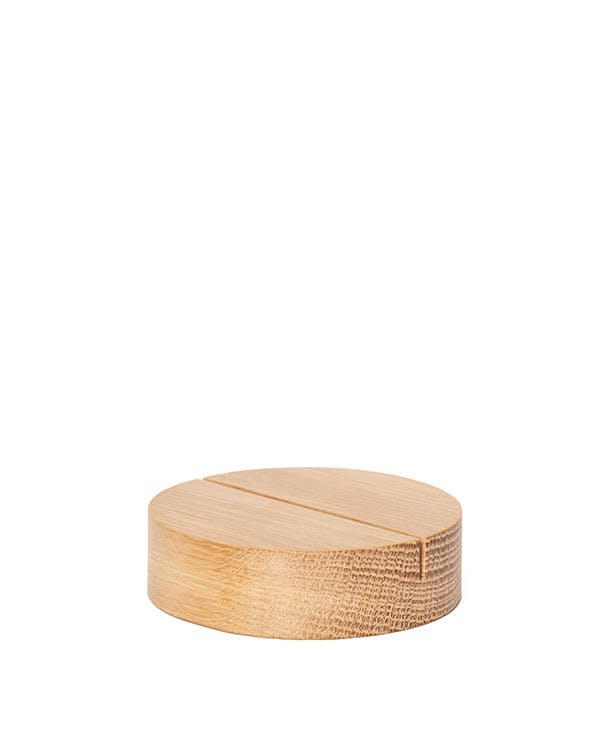Poster Stand Oak Circular (ONE SIZE) - Poster Store