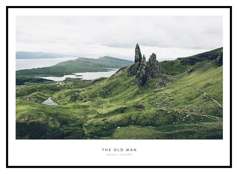 The Old Man Plakat (30x40 cm) - Poster Store