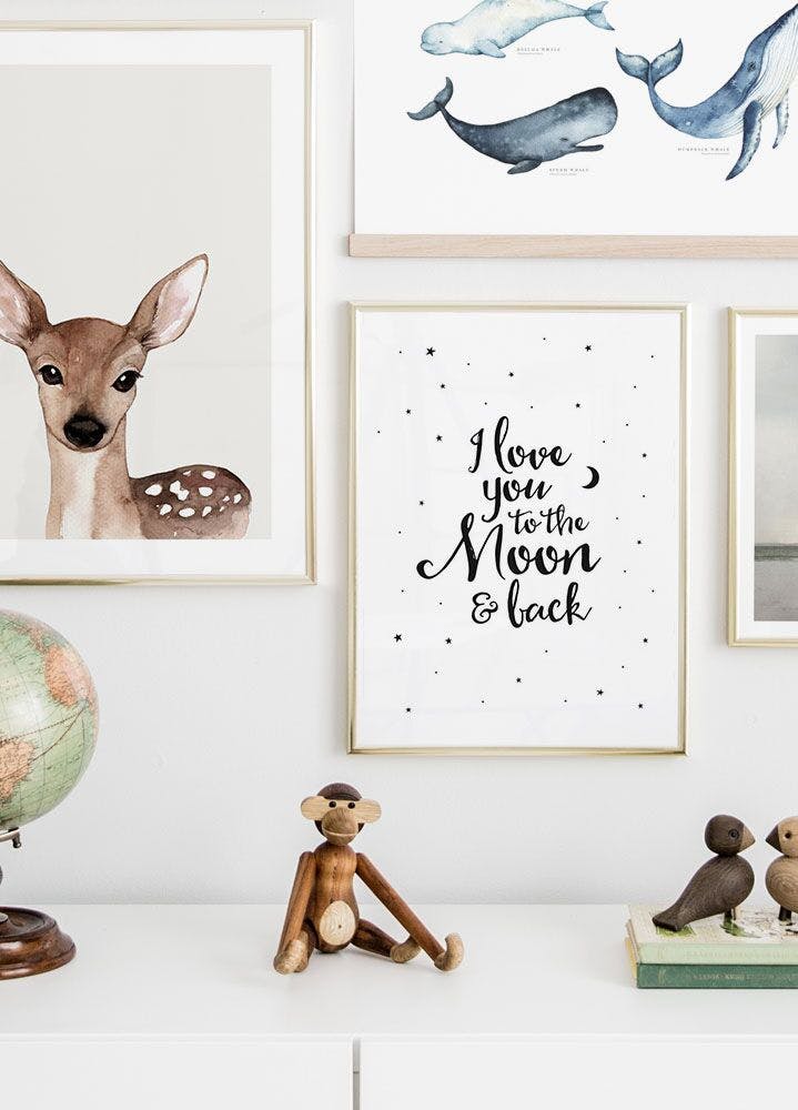 To the Moon Poster (21x30 cm) - Poster Store