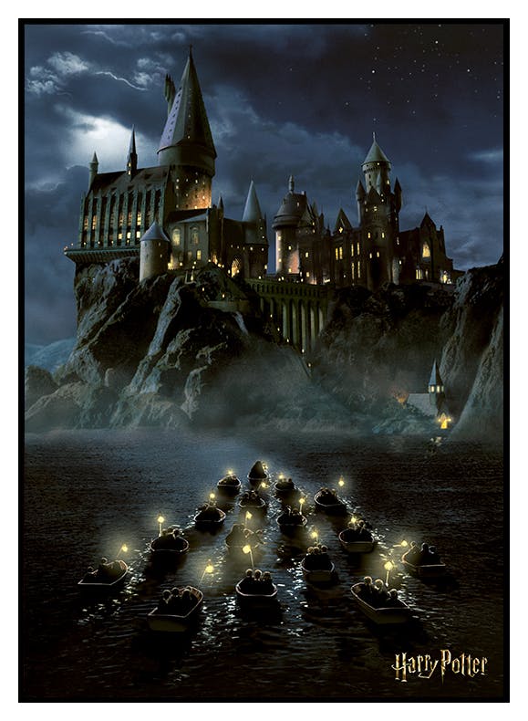 Harry Potter™ - Boats to Hogwarts Plakat (30x40 cm) - Poster Store