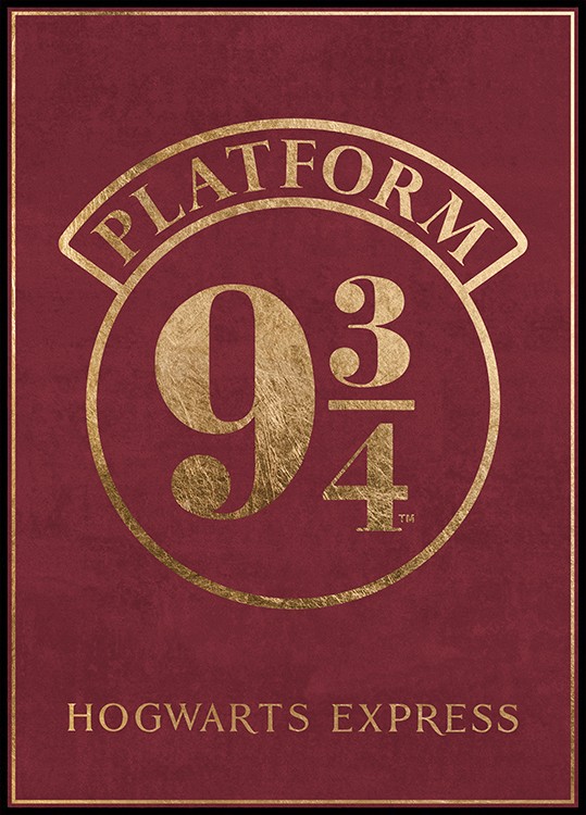 Poster Harry Potter 9 3/4