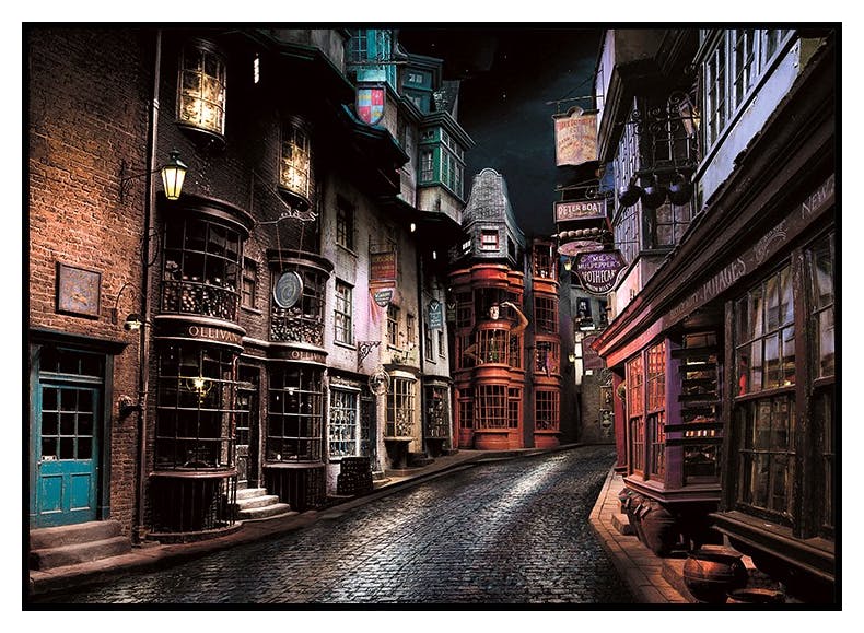 Prints Harry Potter™ - Diagon Alley Poster (50x70 cm) - Poster Store