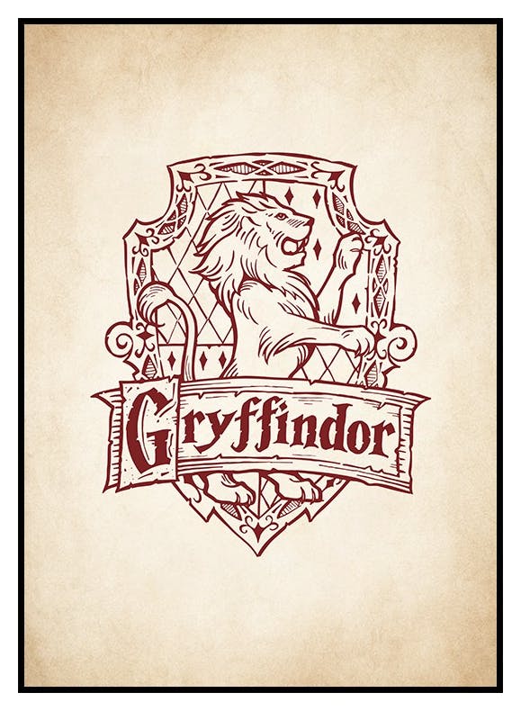Harry Potter™ - Gryffindor Poster (30x40 cm) - Poster Store