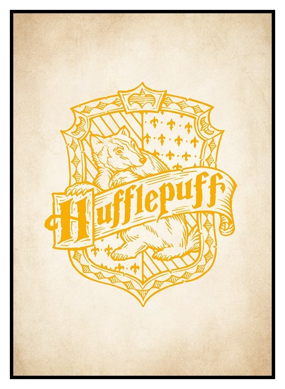 Harry Potter™ - Hufflepuff Poster (50x70 cm) - Poster Store