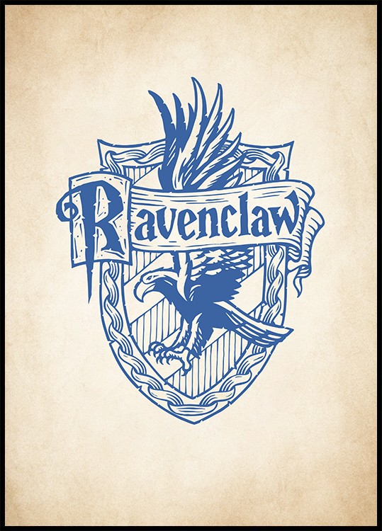 Harry Potter Ravenclaw House Eagle Art: Canvas Prints, Frames & Posters