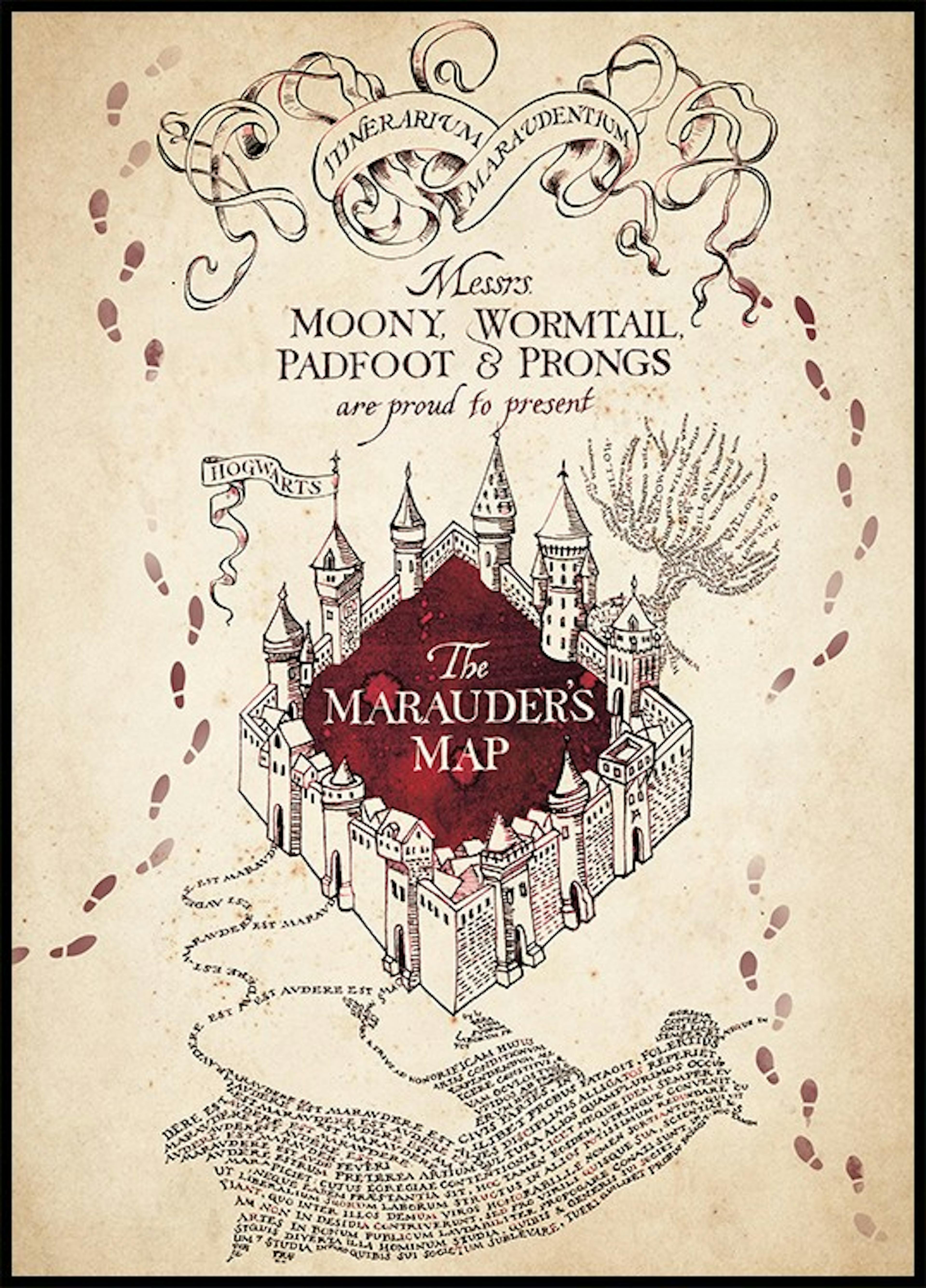 Harry Potter™ - Marauder's Map Plakat 0