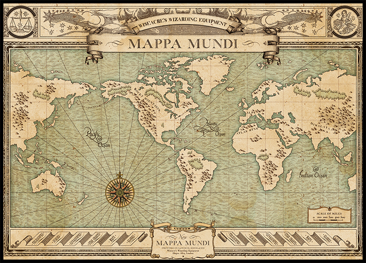 mapa mundi Poster