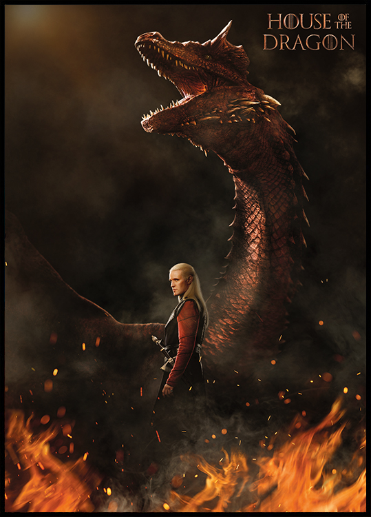 Wall Art Print House of the Dragon - Rhaenyra Targaryen, Gifts &  Merchandise