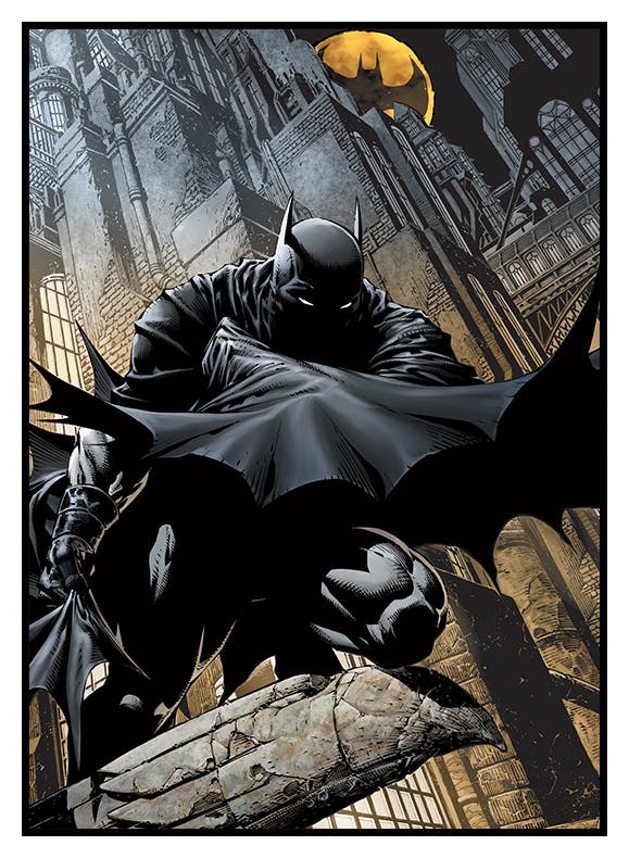 Prints Batman™ - Under the Moon Poster (50x70 cm) - Poster Store