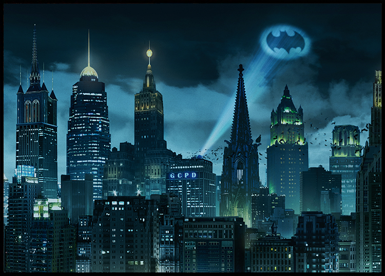 Batman™ - Gotham City Skyline Poster
