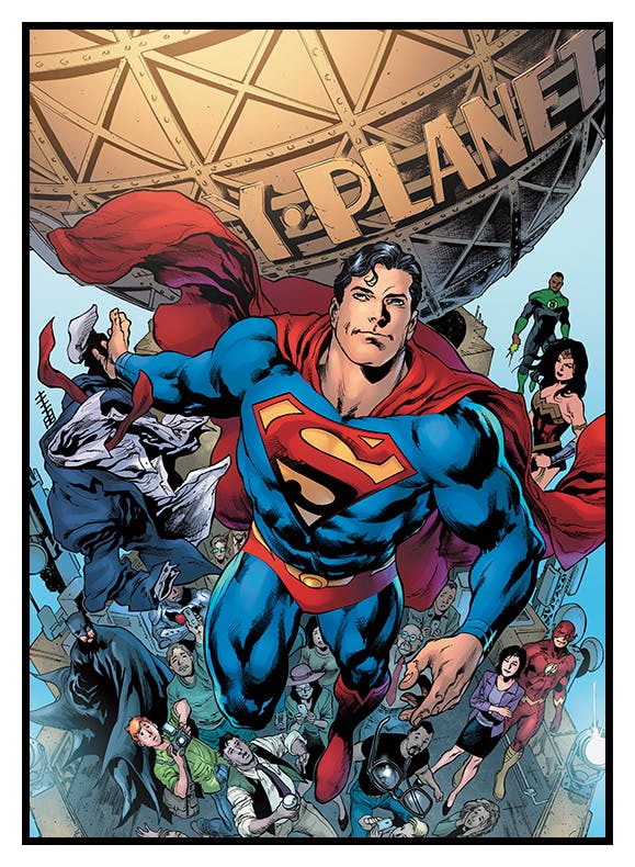 Justice League™ - The Daily Planet Plakat (30x40 cm) - Poster Store