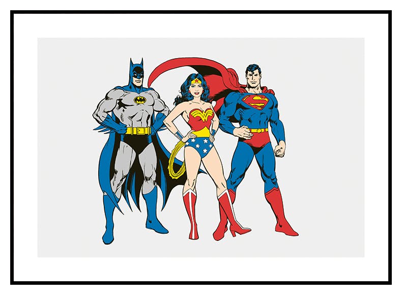 Justice League™ - Retro Poster (30x40 cm) - Poster Store