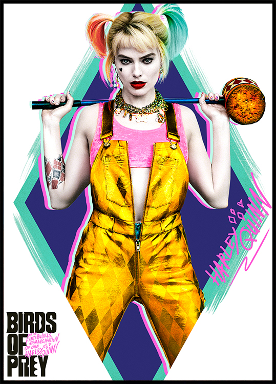 Birds Of Prey - Harley Quinn Movie Poster Print & Unframed Canvas
