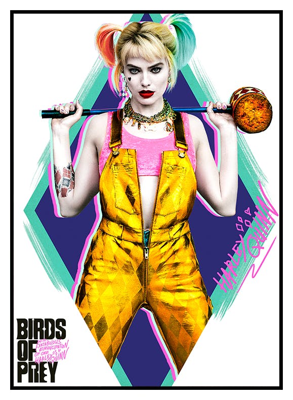 Harley Quinn™ - Birds of Prey No2 Poster (30x40 cm) - Poster Store