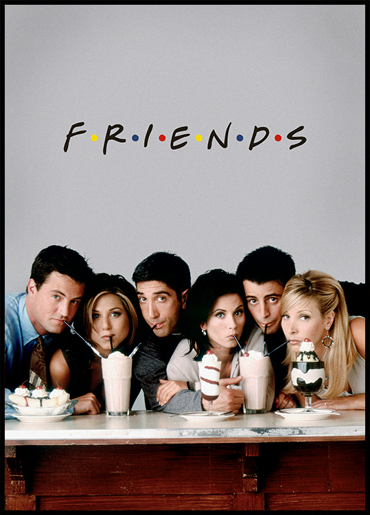 Poster, affiche Friends - Rachel & Ross, Cadeaux et merch