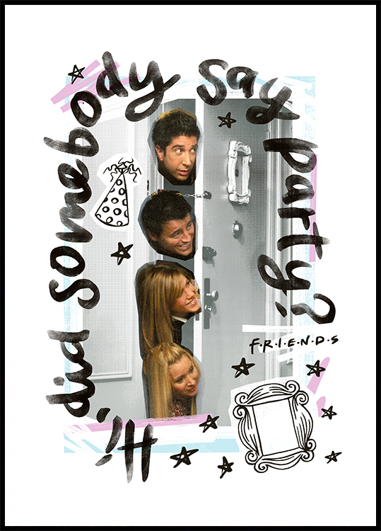 Friends™ - Party Poster