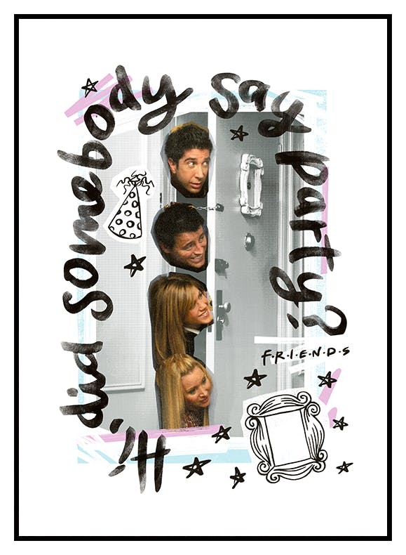 Friends™ - Party Poster (50x70 cm) - Poster Store