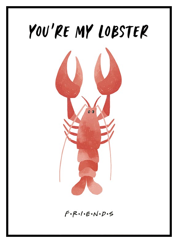 Friends™ - You're My Lobster Plakat (30x40 cm) - Poster Store
