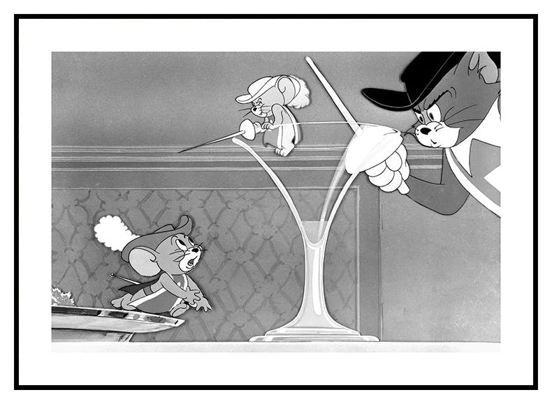 Tom & Jerry™ - The Two Mouseketeers Poster (30x40 cm) - Poster Store
