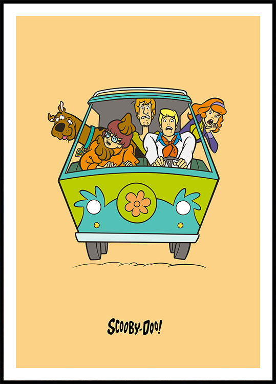 Scooby-Doo™ Sketch History Poster