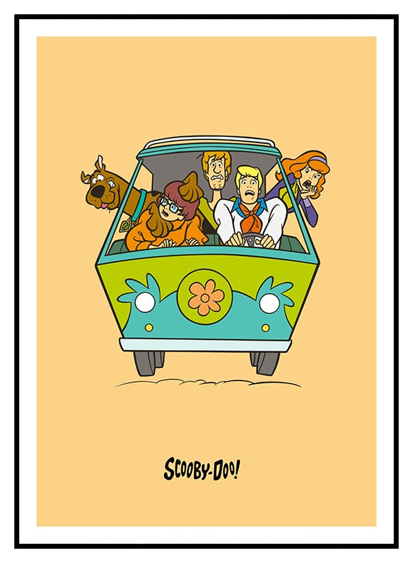 Scooby-Doo™ The Mystery Machine Plakat (30x40 cm) - Poster Store