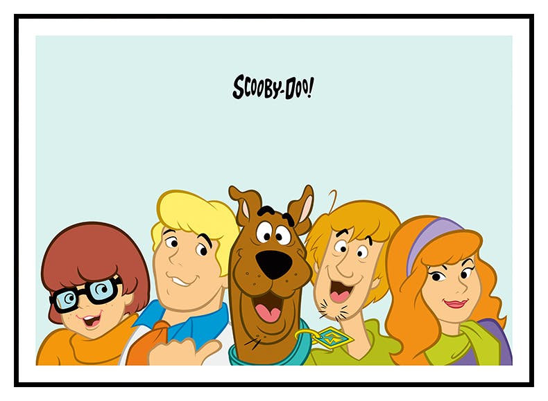 Prints Scooby-Doo™ Gang Poster (50x70 cm) - Poster Store
