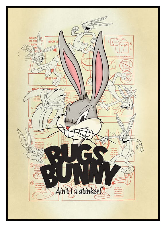 Looney Tunes™ - Bugs Bunny Poster (30x40 cm) - Poster Store