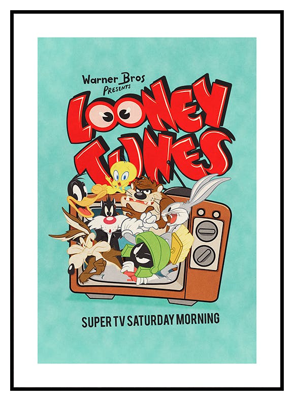 Prints Looney Tunes™ Retro Poster (30x40 cm) - Poster Store