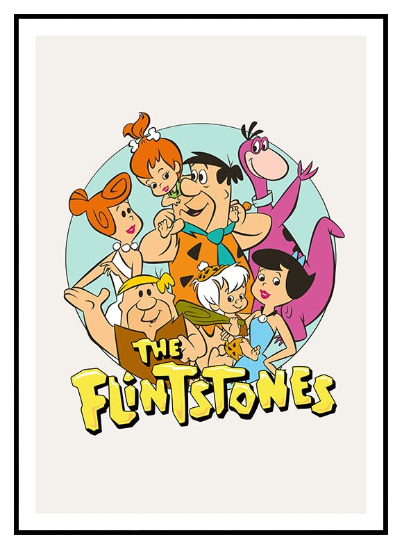 The Flintstones™ Family Plakat (30x40 cm) - Poster Store