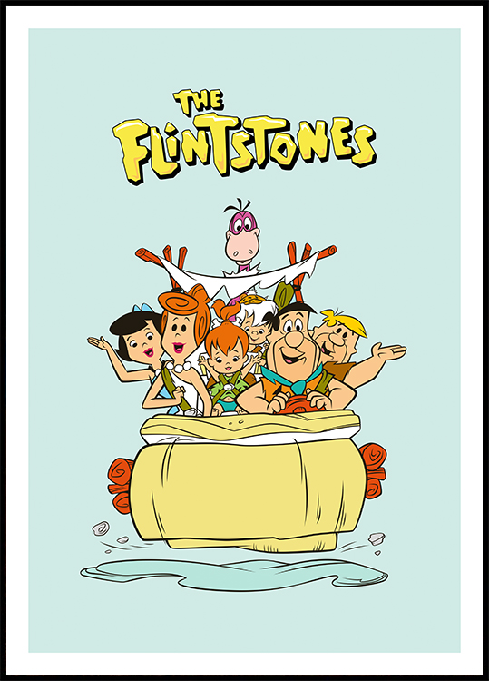 The Flintstones™ Flintmobile Poster