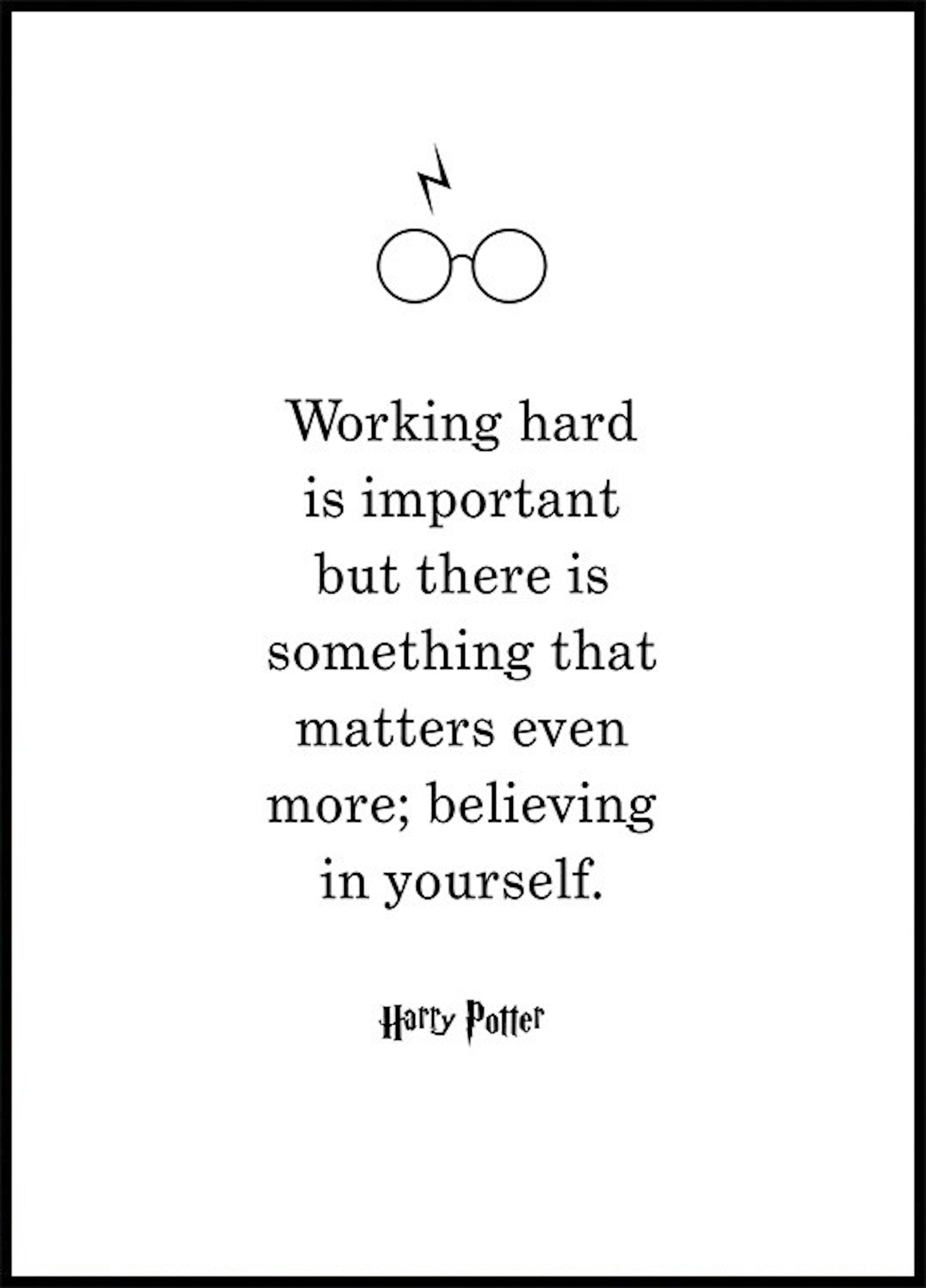 Harry Potter™ - Believe in Yourself Plakát 0