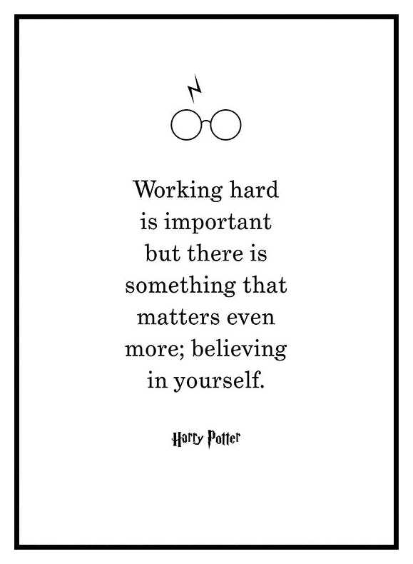 Harry Potter™ - Believe in Yourself Plakat (30x40 cm) - Poster Store