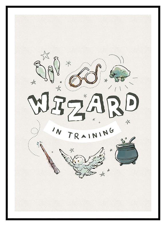 Harry Potter™ - Wizard in Training Plakat (30x40 cm) - Poster Store