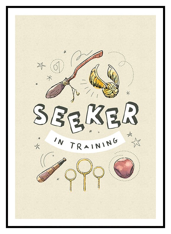 Harry Potter™ - Seeker in Training Plakat (50x70 cm) - Poster Store