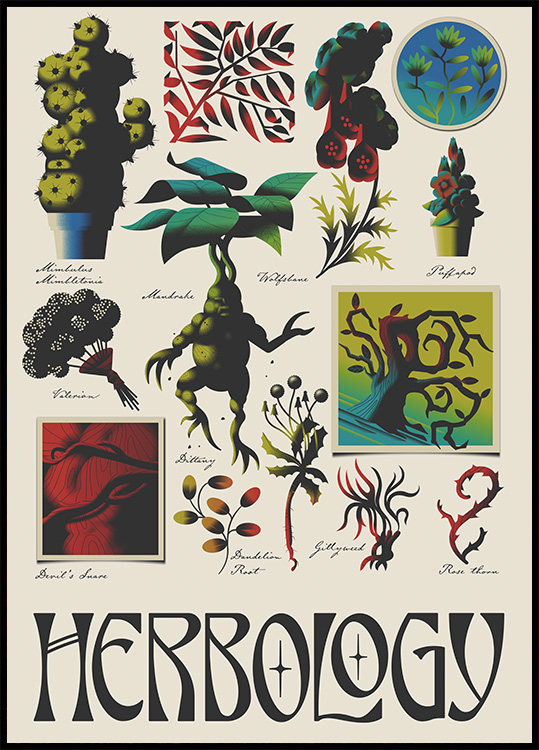 Harry Potter™ - Herbology Poster