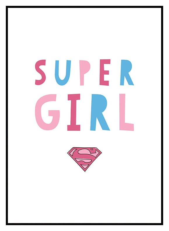 Supergirl™ - Playful Plakat (30x40 cm) - Poster Store
