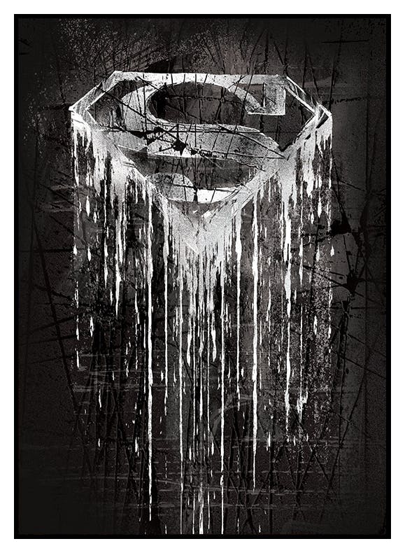 Superman™ - Carved Logo Poster (50x70 cm) - Poster Store