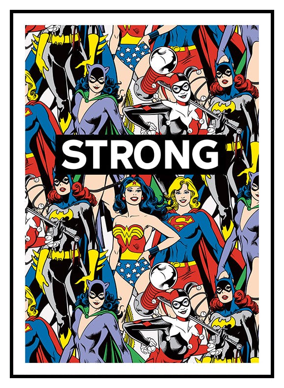 Justice League™ - Women Heroes Plakat (30x40 cm) - Poster Store