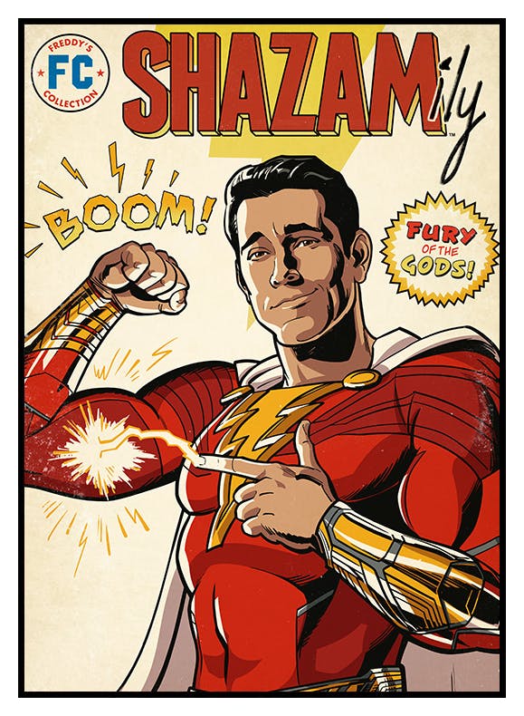 Shazam™ - Vintage Plakat (50x70 cm) - Poster Store
