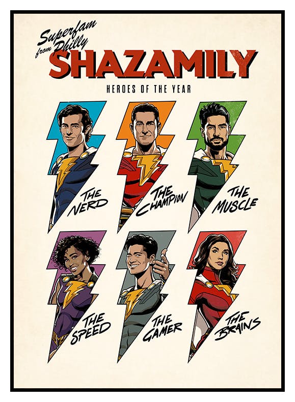 Shazam™ - Shazamily Plakat (30x40 cm) - Poster Store
