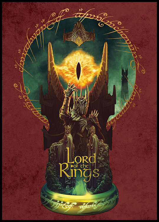 Wall Art Print Lord of the Rings - Sauron, Gifts & Merchandise