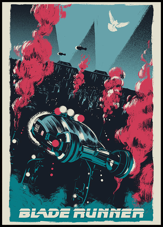 Blade Runner print by Vintage Entertainment Collection