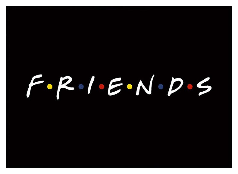 Friends™ - The Logo Plakat (50x70 cm) - Poster Store