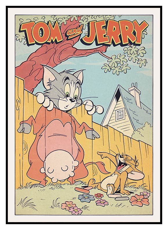 Tom & Jerry™ - Retro Cover Poster (30x40 cm) - Poster Store