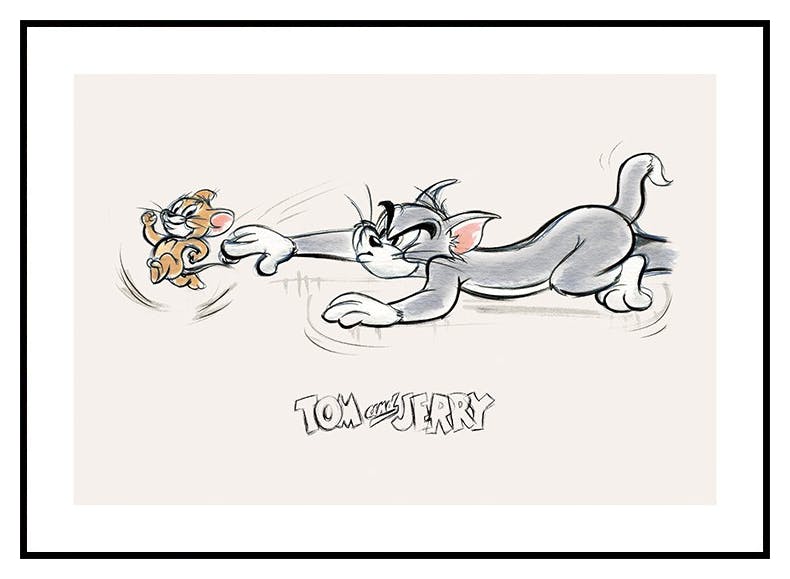 Tom & Jerry™ - Sketch No3 Poster (30x40 cm) - Poster Store
