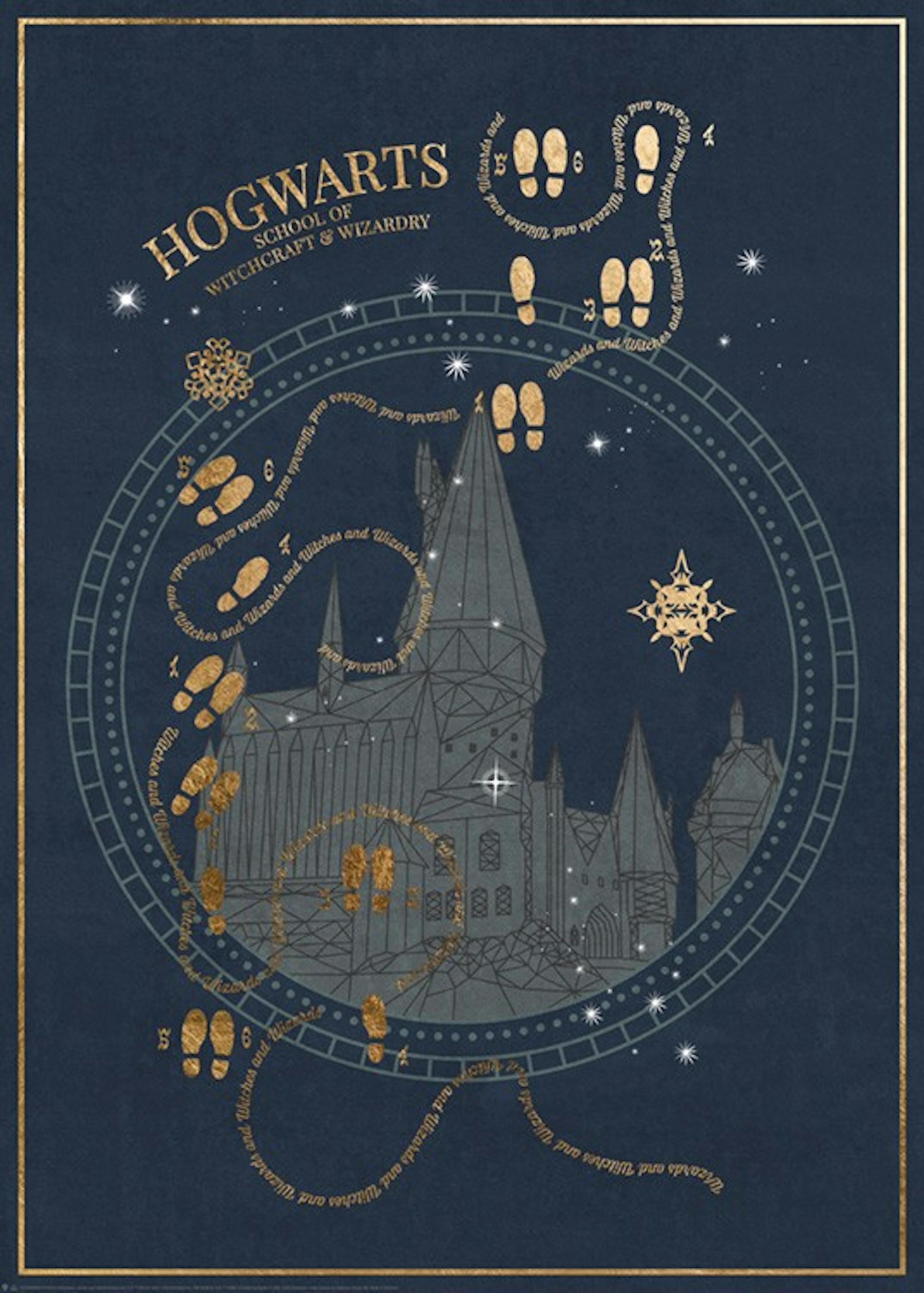 Harry Potter™ - Hogwarts School Plakat 0